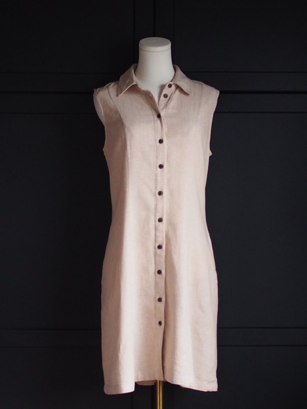 Anne Klein | Linen Blend Shirt Dress